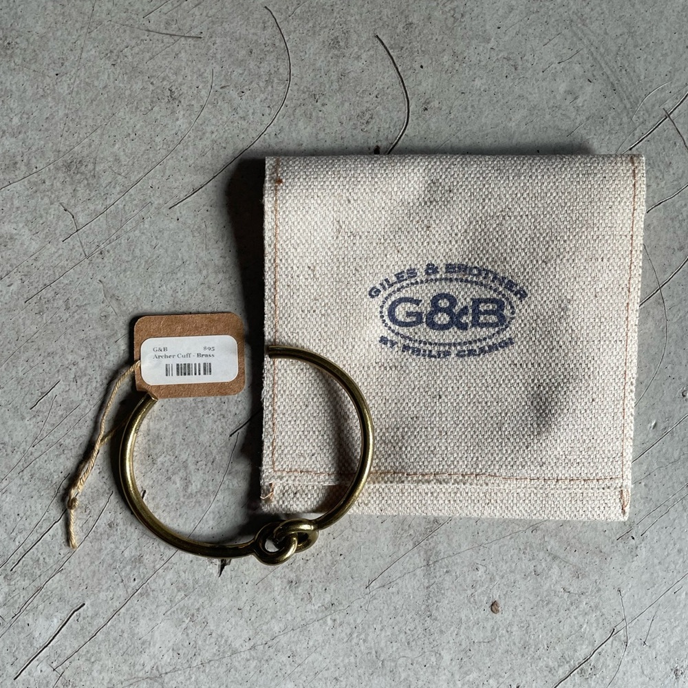 Giles & Brother Archer Brass Bangle